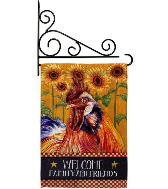 Country Rooster - Farm Animals Nature Vertical Impressions Decorative Flags HG110129 Made In USA - Image 11