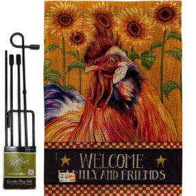 Garden Flag Farm Animals GS110129 B