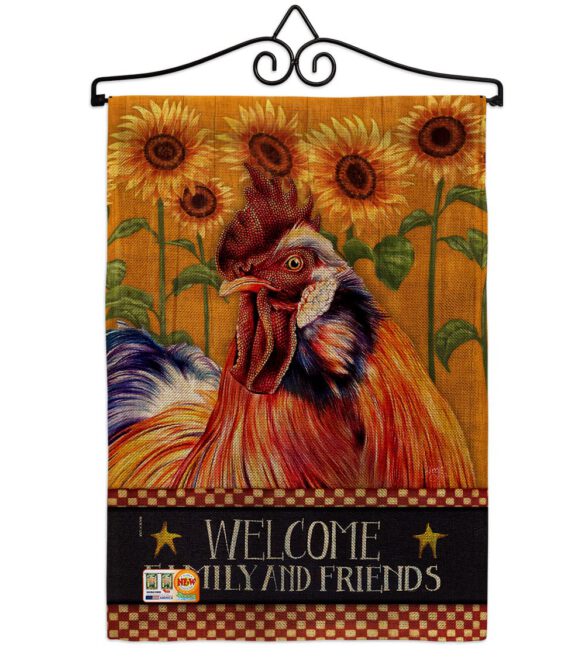 Country Rooster - Farm Animals Nature Vertical Impressions Decorative Flags HG110129 Made In USA - Image 10