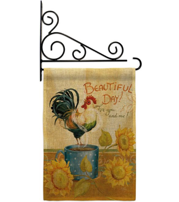 Beautiful Day Rooster - Farm Animals Nature Vertical Impressions Decorative Flags HG110133 Made In USA - Image 14