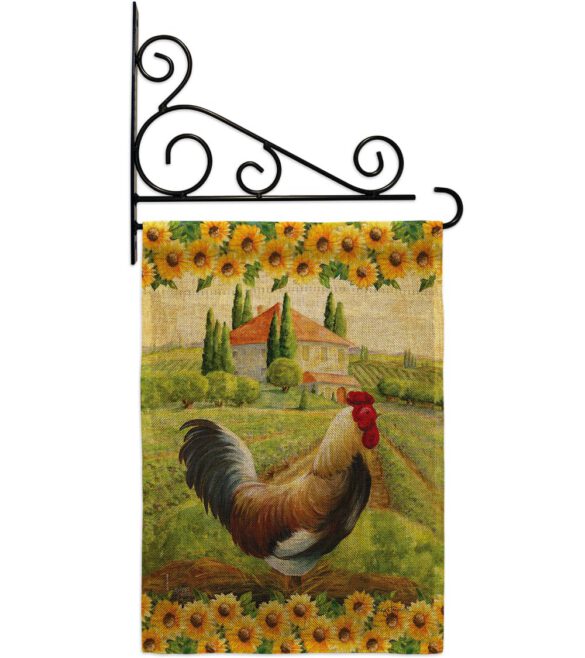 Country Rooster - Farm Animals Nature Vertical Impressions Decorative Flags HG110139 Made In USA - Image 14