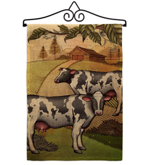 Cattles - Farm Animals Nature Vertical Impressions Decorative Flags HG110273 Made In USA - Image 17