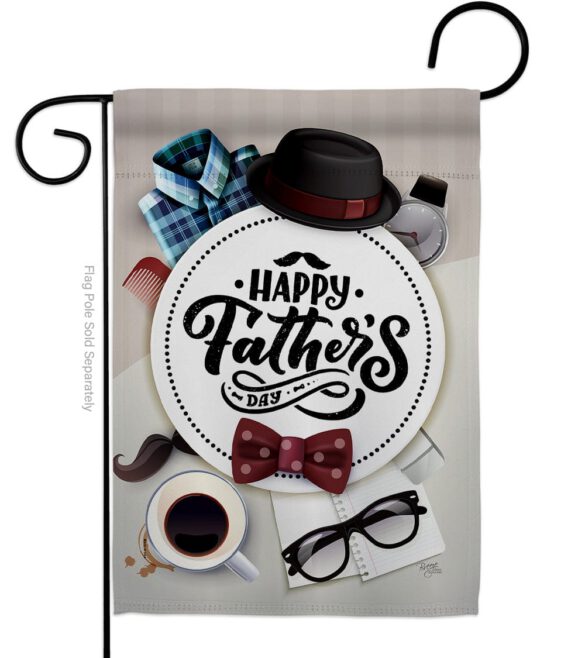 Fancy Dad Day - Father's Day Summer Vertical Impressions Decorative Flags HG115152 Made In USA