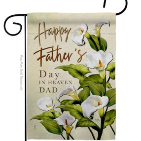 Father's Day In Heaven - Father's Day Summer Vertical Impressions Decorative Flags HG115241 Made In USA