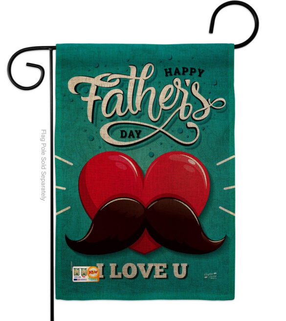 Dad Mustache - Father's Day Summer Vertical Impressions Decorative Flags HG137153 Made In USA - Image 8