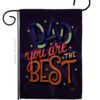Dad Are Best - Father's Day Summer Vertical Impressions Decorative Flags HG137183 Made In USA