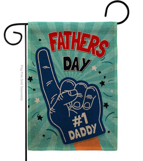 #1 Daddy - Father's Day Summer Vertical Impressions Decorative Flags HG137350 Made In USA - Image 12