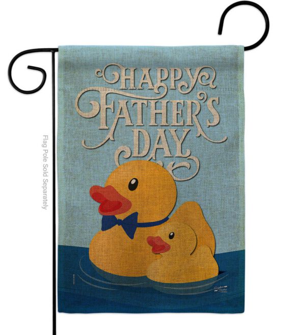 Daddy Yellow Duckie - Father's Day Summer Vertical Impressions Decorative Flags HG137352 Made In USA - Image 11