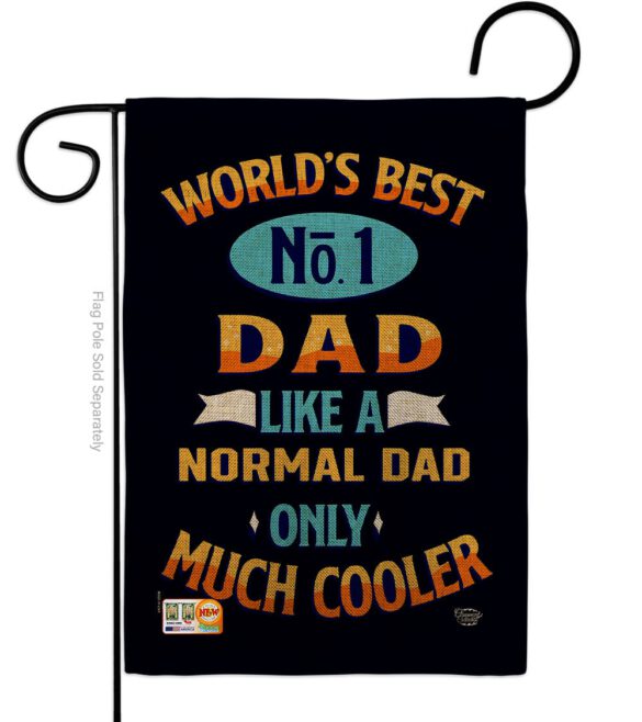 Cooler Dad - Father's Day Summer Vertical Impressions Decorative Flags HG192187 Made In USA - Image 11
