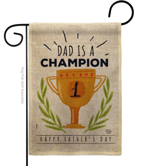 Dad Is Champion - Father's Day Summer Vertical Impressions Decorative Flags HG192389 Made In USA - Image 11