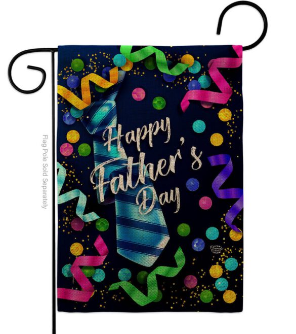 Best Tie Father - Father's Day Summer Vertical Impressions Decorative Flags HG192569 Made In USA - Image 11