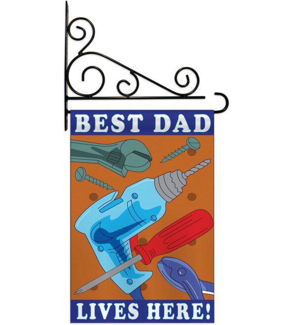 Best Dad - Father's Day Summer Vertical Applique Decorative Flags HG115057 - Image 8