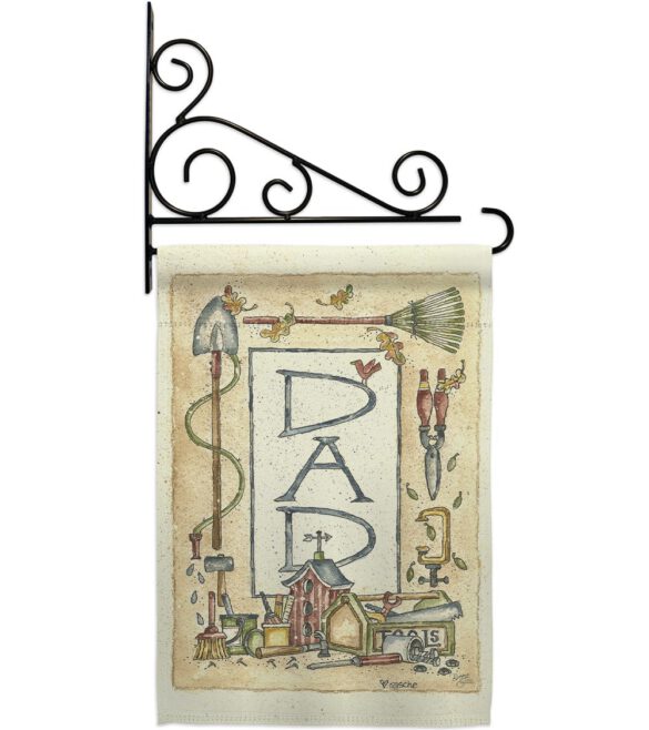 Dad Border - Father's Day Summer Vertical Impressions Decorative Flags HG115083 Made In USA - Image 11