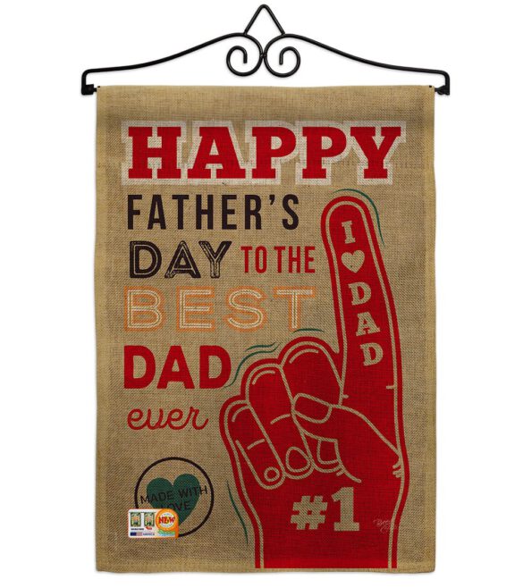 Best Dad Ever - Father's Day Summer Vertical Impressions Decorative Flags HG115134 Made In USA - Image 10