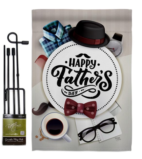 Fancy Dad Day - Father's Day Summer Vertical Impressions Decorative Flags HG115152 Made In USA - Image 4