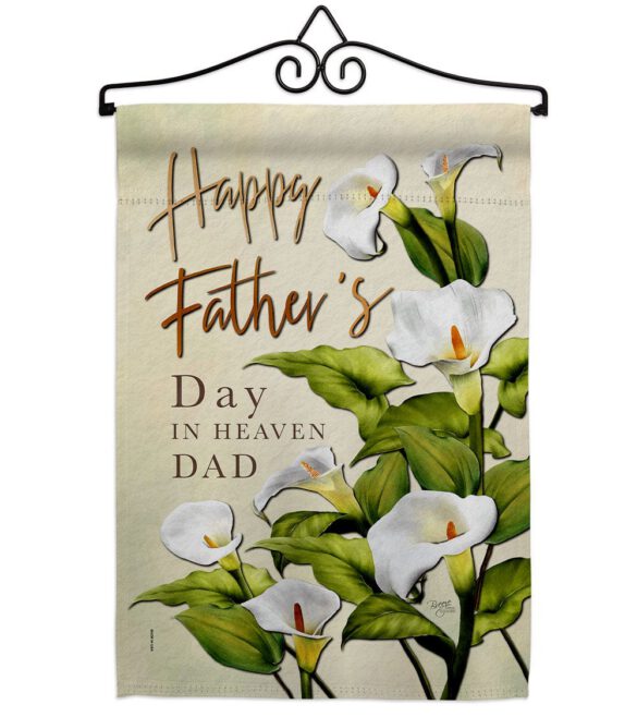 Father's Day In Heaven - Father's Day Summer Vertical Impressions Decorative Flags HG115241 Made In USA - Image 7
