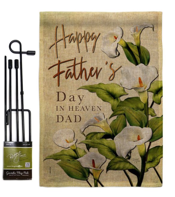 Father's Day In Heaven - Father's Day Summer Vertical Impressions Decorative Flags HG115241 Made In USA - Image 14