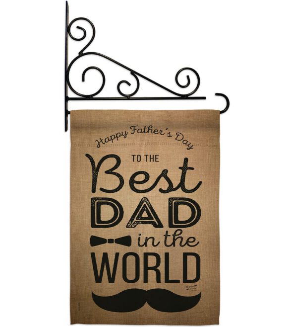 Best Dad in the World - Father's Day Summer Vertical Impressions Decorative Flags HG137049 Made In USA - Image 11