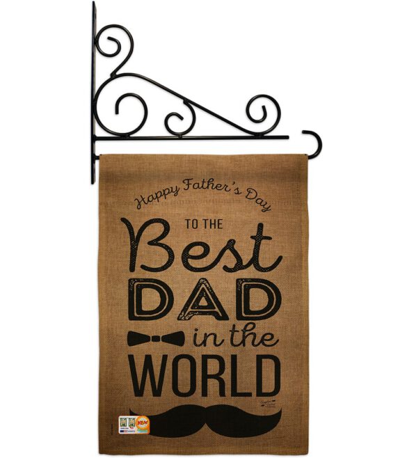 Best Dad in the World - Father's Day Summer Vertical Impressions Decorative Flags HG137049 Made In USA - Image 12