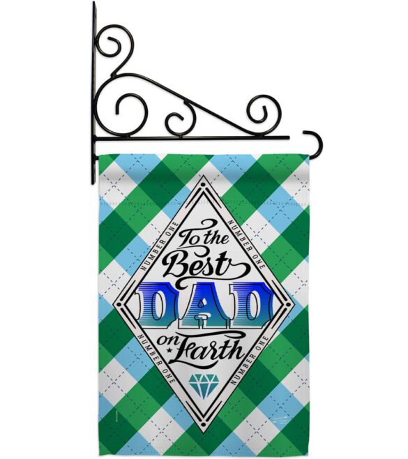 Best Dad on Earth - Father's Day Summer Vertical Impressions Decorative Flags HG137059 Made In USA - Image 11