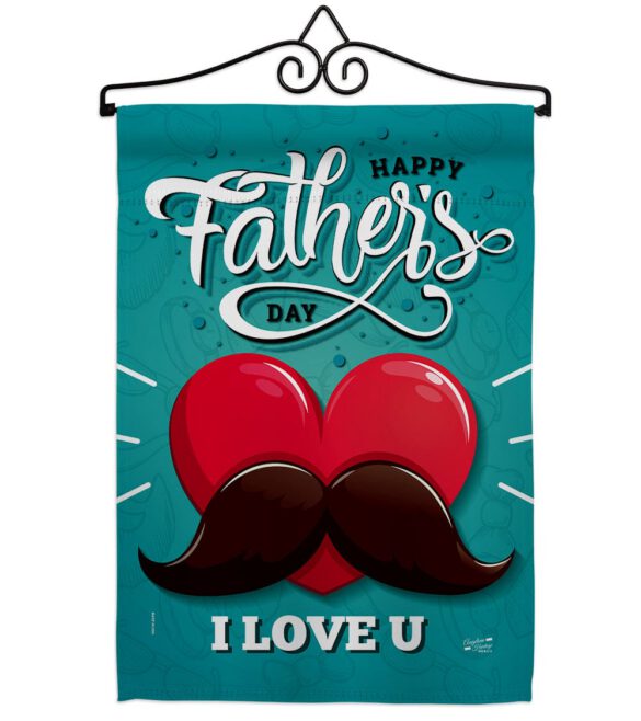 Dad Mustache - Father's Day Summer Vertical Impressions Decorative Flags HG137153 Made In USA - Image 7