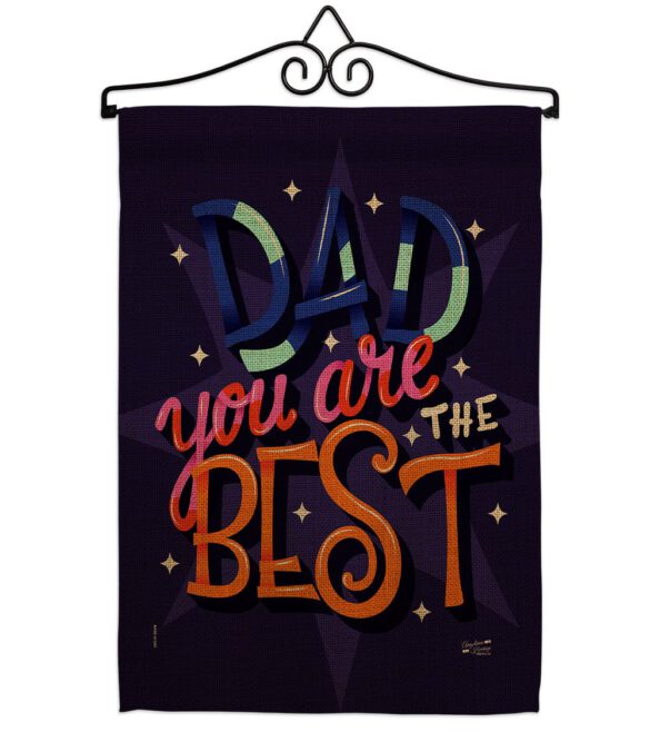 Dad Are Best - Father's Day Summer Vertical Impressions Decorative Flags HG137183 Made In USA - Image 7