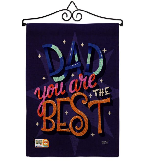 Dad Are Best - Father's Day Summer Vertical Impressions Decorative Flags HG137183 Made In USA - Image 13
