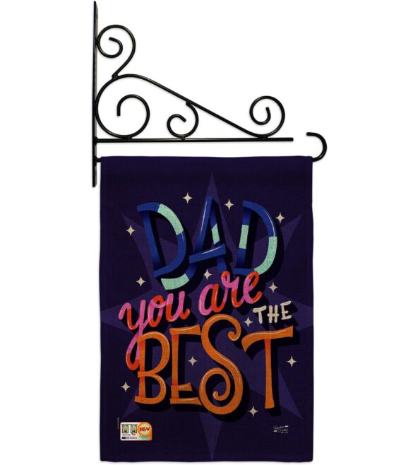 Dad Are Best - Father's Day Summer Vertical Impressions Decorative Flags HG137183 Made In USA - Image 14