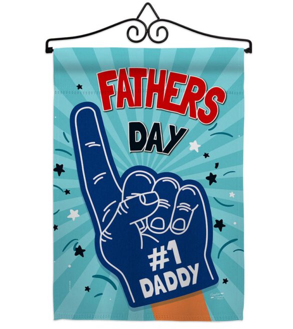 #1 Daddy - Father's Day Summer Vertical Impressions Decorative Flags HG137350 Made In USA - Image 8