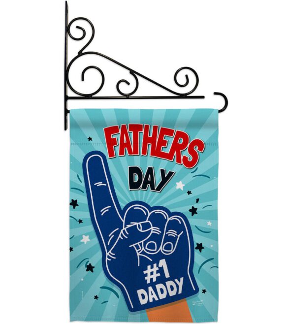 #1 Daddy - Father's Day Summer Vertical Impressions Decorative Flags HG137350 Made In USA - Image 9