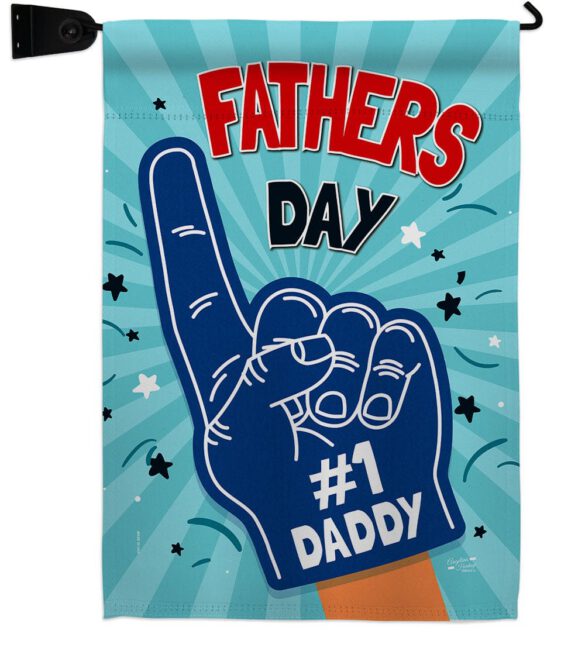 #1 Daddy - Father's Day Summer Vertical Impressions Decorative Flags HG137350 Made In USA - Image 22