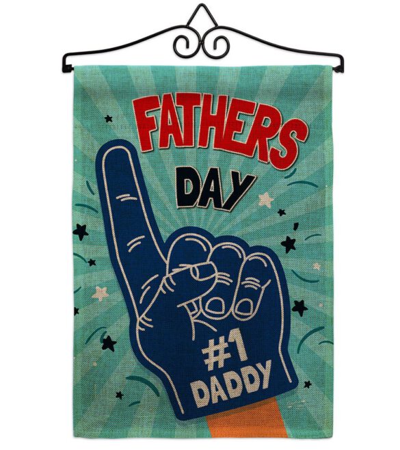 #1 Daddy - Father's Day Summer Vertical Impressions Decorative Flags HG137350 Made In USA - Image 18