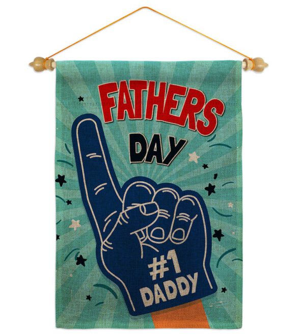 #1 Daddy - Father's Day Summer Vertical Impressions Decorative Flags HG137350 Made In USA - Image 25