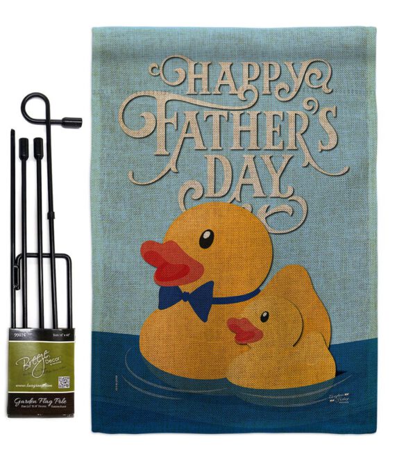 Daddy Yellow Duckie - Father's Day Summer Vertical Impressions Decorative Flags HG137352 Made In USA - Image 14