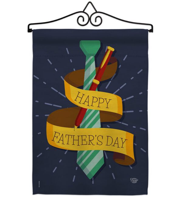 Happy Smartest Dad - Father's Day Summer Vertical Impressions Decorative Flags HG192064 Made In USA - Image 7
