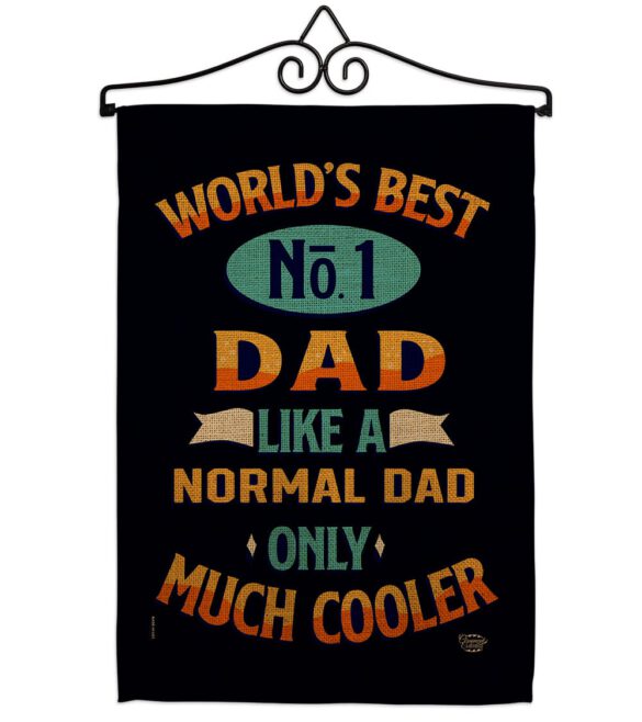 Cooler Dad - Father's Day Summer Vertical Impressions Decorative Flags HG192187 Made In USA - Image 7