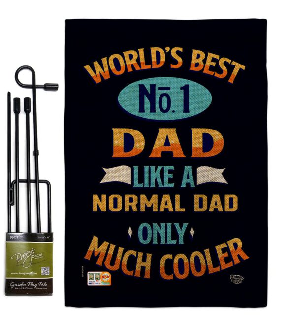 Cooler Dad - Father's Day Summer Vertical Impressions Decorative Flags HG192187 Made In USA - Image 12