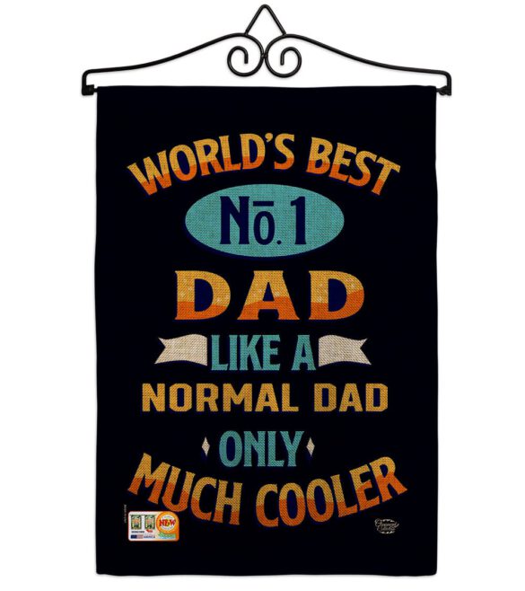 Cooler Dad - Father's Day Summer Vertical Impressions Decorative Flags HG192187 Made In USA - Image 13