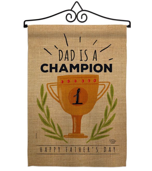 Dad Is Champion - Father's Day Summer Vertical Impressions Decorative Flags HG192389 Made In USA - Image 7