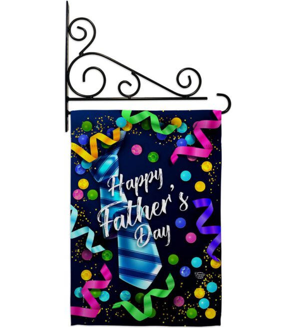 Best Tie Father - Father's Day Summer Vertical Impressions Decorative Flags HG192569 Made In USA - Image 8