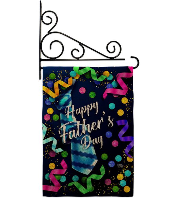 Best Tie Father - Father's Day Summer Vertical Impressions Decorative Flags HG192569 Made In USA - Image 18