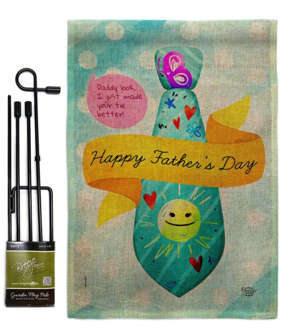 Happy Daddy Day - Father's Day Summer Vertical Impressions Decorative Flags HG192615 Made In USA - Image 14