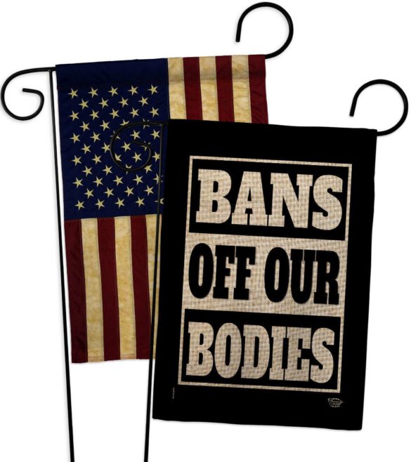 Bans Off Our Bodies - Support Inspirational Horizontal Impressions Decorative Flags HG190160 Made In USA - Image 29