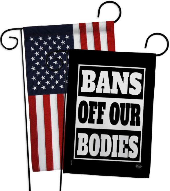 Bans Off Our Bodies - Support Inspirational Horizontal Impressions Decorative Flags HG190160 Made In USA - Image 10
