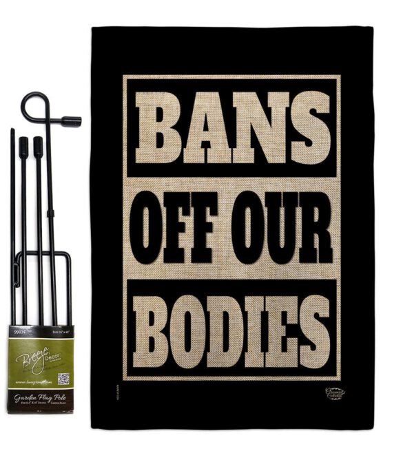 Bans Off Our Bodies - Support Inspirational Horizontal Impressions Decorative Flags HG190160 Made In USA - Image 26
