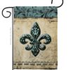 Garden Flag Fleur De Lys G118003