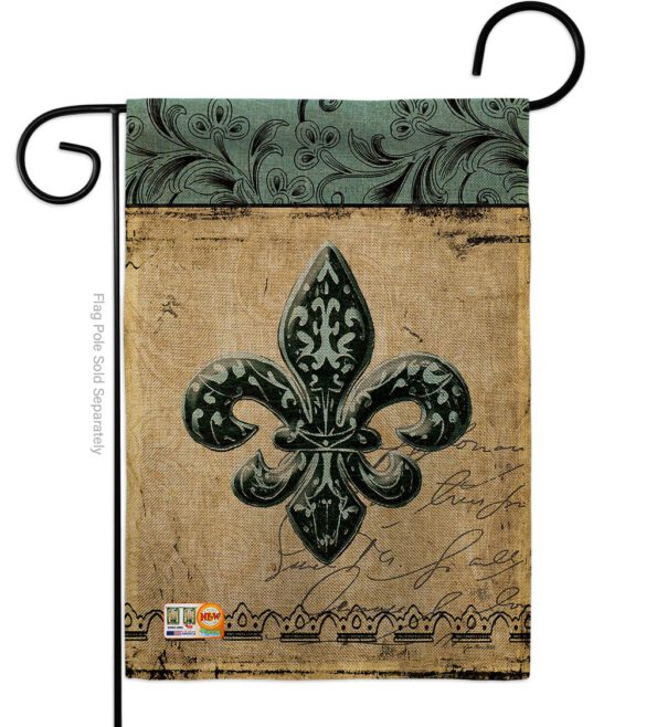 Flower De Luce - Fleur De Lys Interests Vertical Impressions Decorative Flags HG118003 Made In USA - Image 8