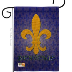 Garden Flag Fleur De Lys G118009 B