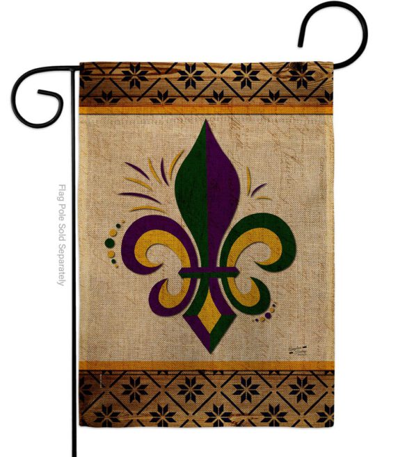 Fleur De Lys - Fleur De Lys Interests Vertical Impressions Decorative Flags HG137426 Made In USA - Image 11