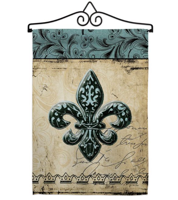Flower De Luce - Fleur De Lys Interests Vertical Impressions Decorative Flags HG118003 Made In USA - Image 7